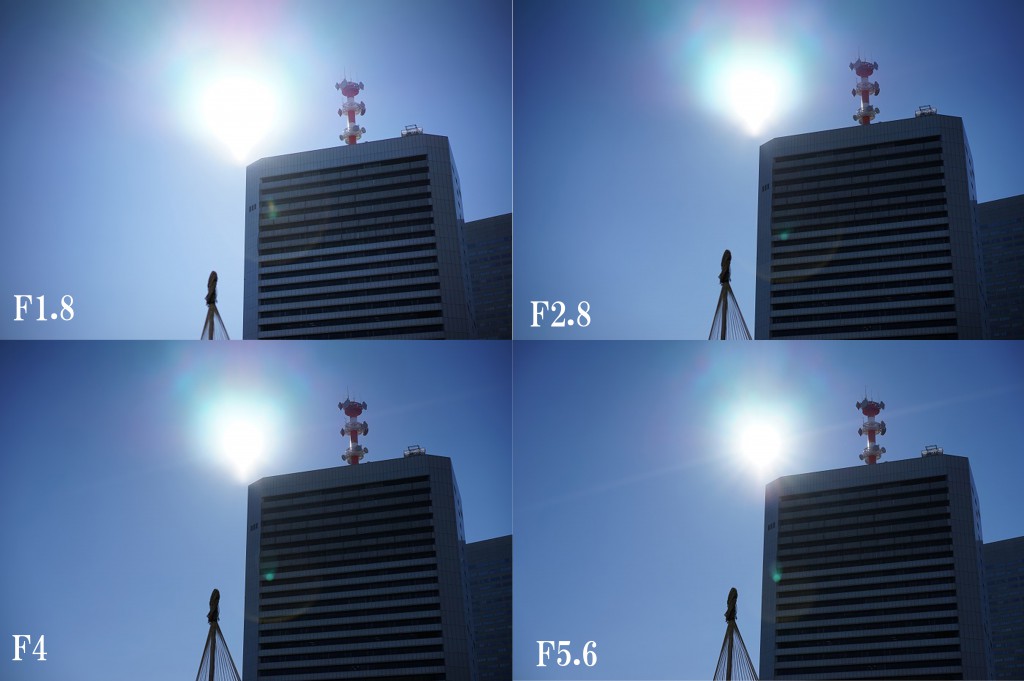 逆光テスト