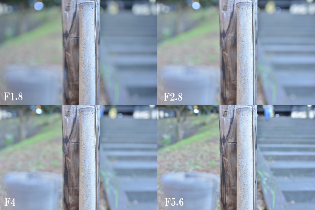 ボケ具合