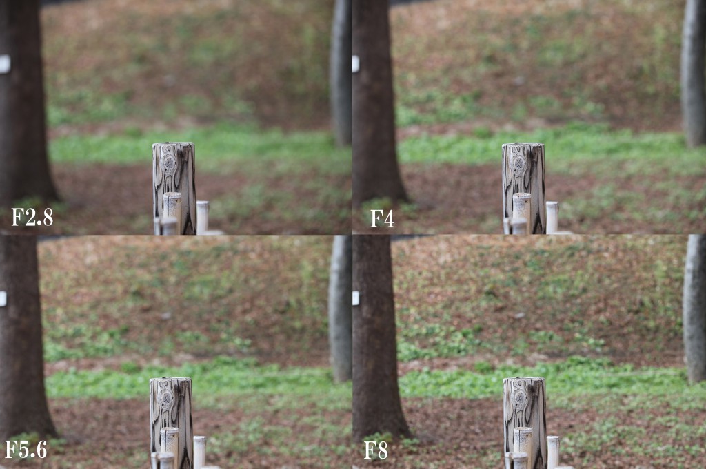 ボケ具合・70mm
