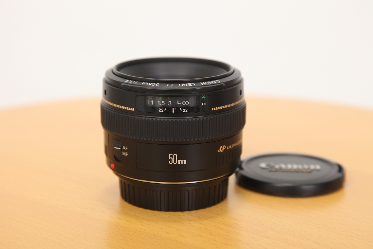 オークショ ヤフオク! 単焦点レンズ EF50mm F1.4 USM フ - 極上品 Canon テンプレー