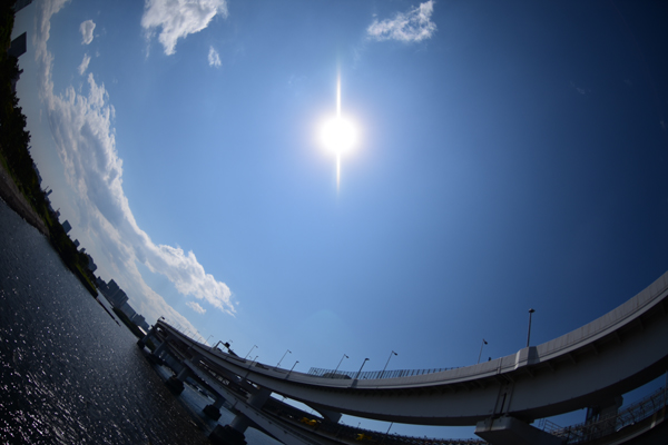 お台場 de Nikon AF DX Fisheye Nikkor 10.5mm f/2.8G ED