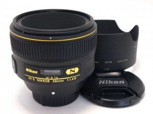 ニコンAF-S58/1.4G