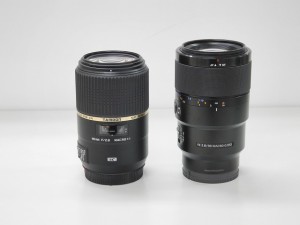 SONY　FE 90mm F2.8 Macro G OSSサイズ比較