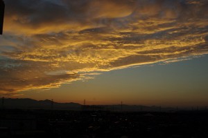 夕焼け20140920
