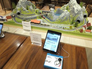 はじまりのカフェ・鉄道模型1