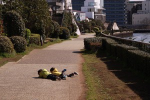 お話し中