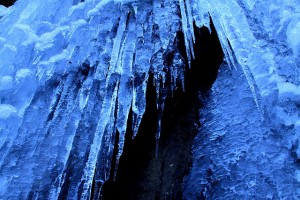 扁妙の滝　氷②