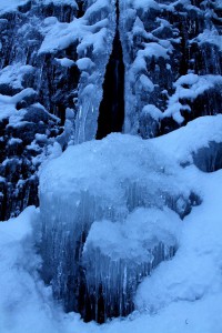 扁妙の滝　氷