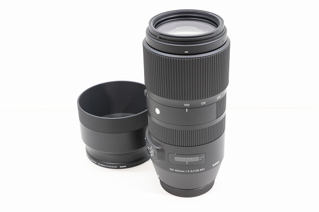 SIGMA 100-400F5-6.3 DG OS HSM/C 使用可能だが難あ