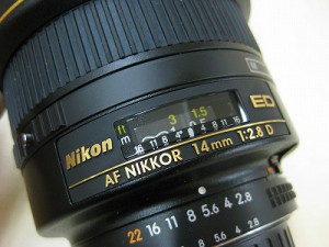 ニコン　ＡＦ１４／２．８Ｄ　ＥＤ
