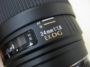 シグマ　ＡＦ２４／１．８ＥＸＤＧ　マクロ　ソニー用
