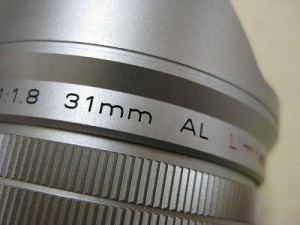 ペンタックス　FA31/1.8AL　リミテッド　シルバー
