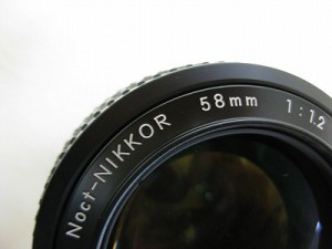 ニコン　Noct-NIKKOR　AI58/1.2