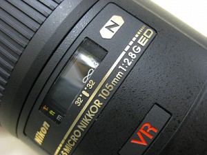 ニコン　マイクロニッコールAF-S105/2.8GVR