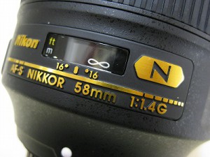 ニコン　AF58/1.4G　ナノクリスタル