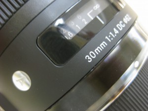 シグマ　A30/1.4DCHSM　ニコン用