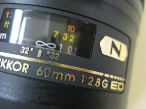 ニコン　マイクロニッコールAF-S60/2.8GED