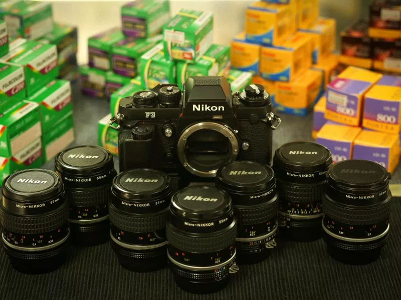 Nikon F3 AI-Micro Nikkor 55mm f/2.8S