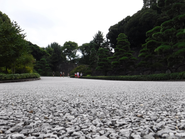 富士見櫓への坂道