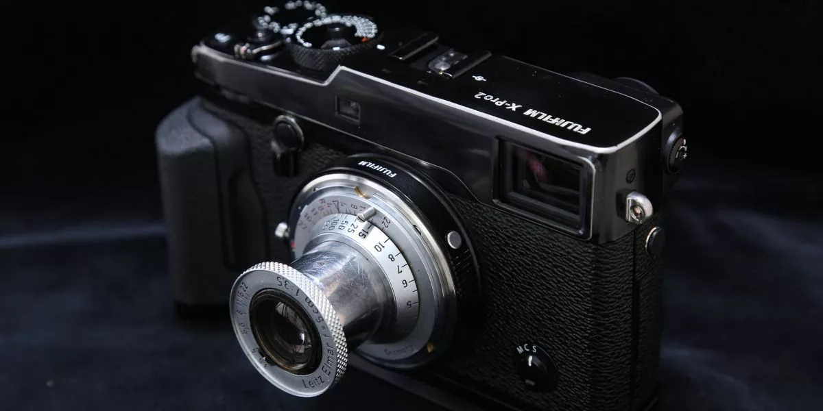 X-Pro2 Elmar 5cm F3.5 赤エルマー