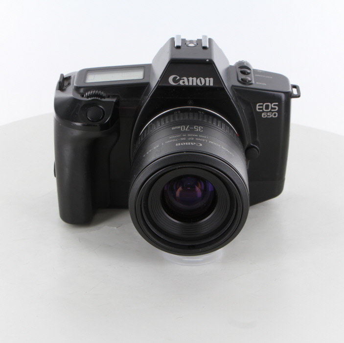 Canon 35mmフィルム一眼レフカメラEOS 650とレンズのセット