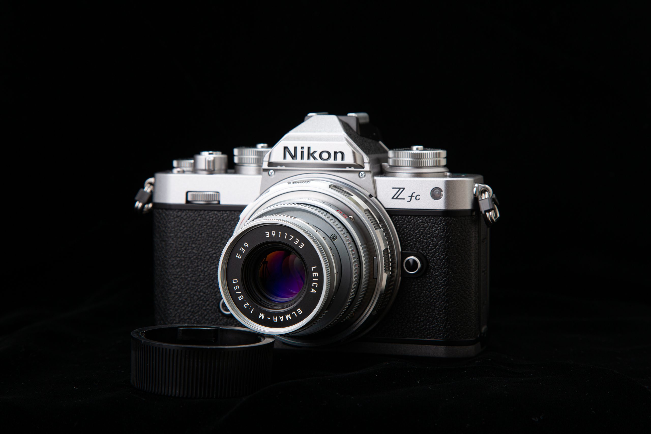 Nikon Z fc+エルマー M50mm F2.8 沈胴式 最短0.7m シルバー (1)