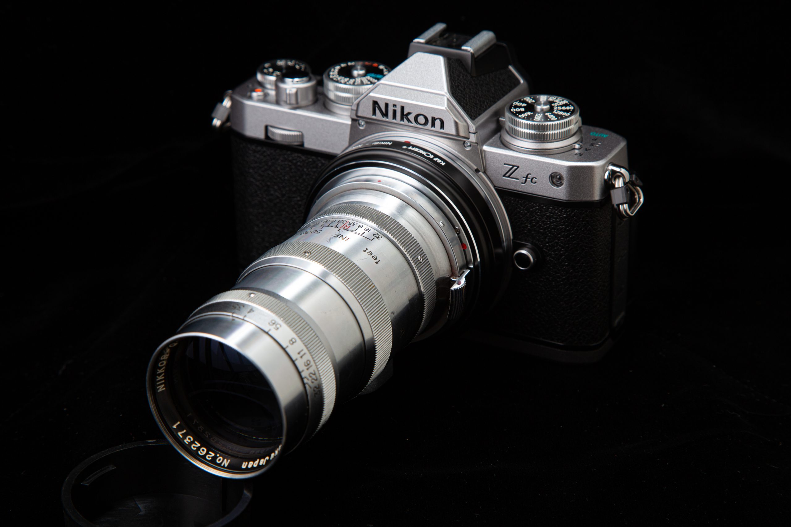 Nikon NIKKOR-Q 135mm f3.5 \u0026 ニコン純正 革製ケース