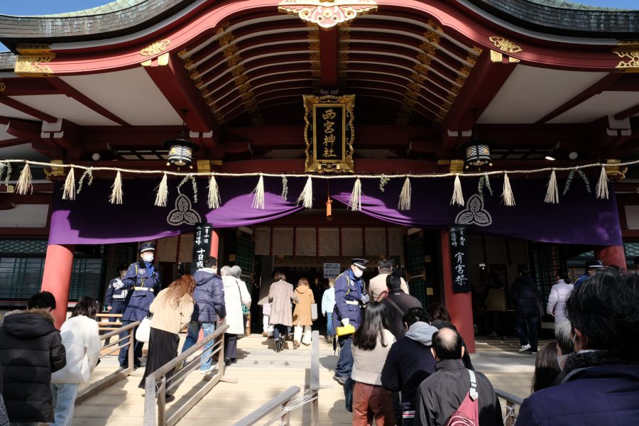 十日戎2022 拝殿前
