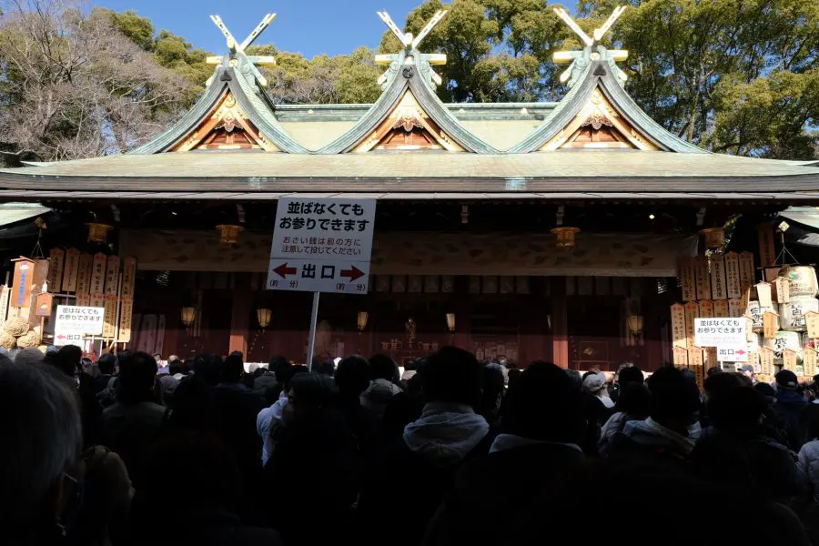 十日戎2022 拝殿内