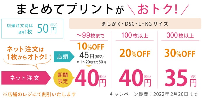 写真プリントについて