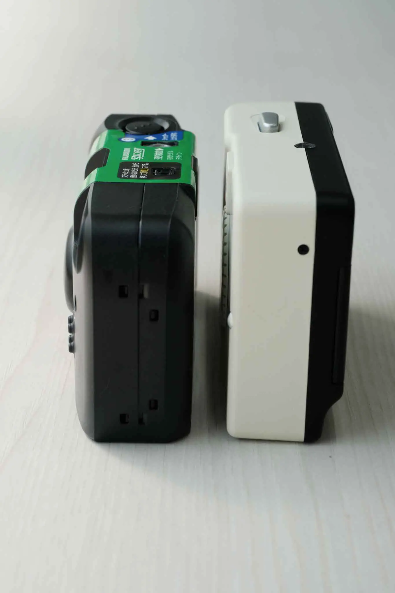 Reto Ultra wide and slim　写ルンですとのサイズ比較