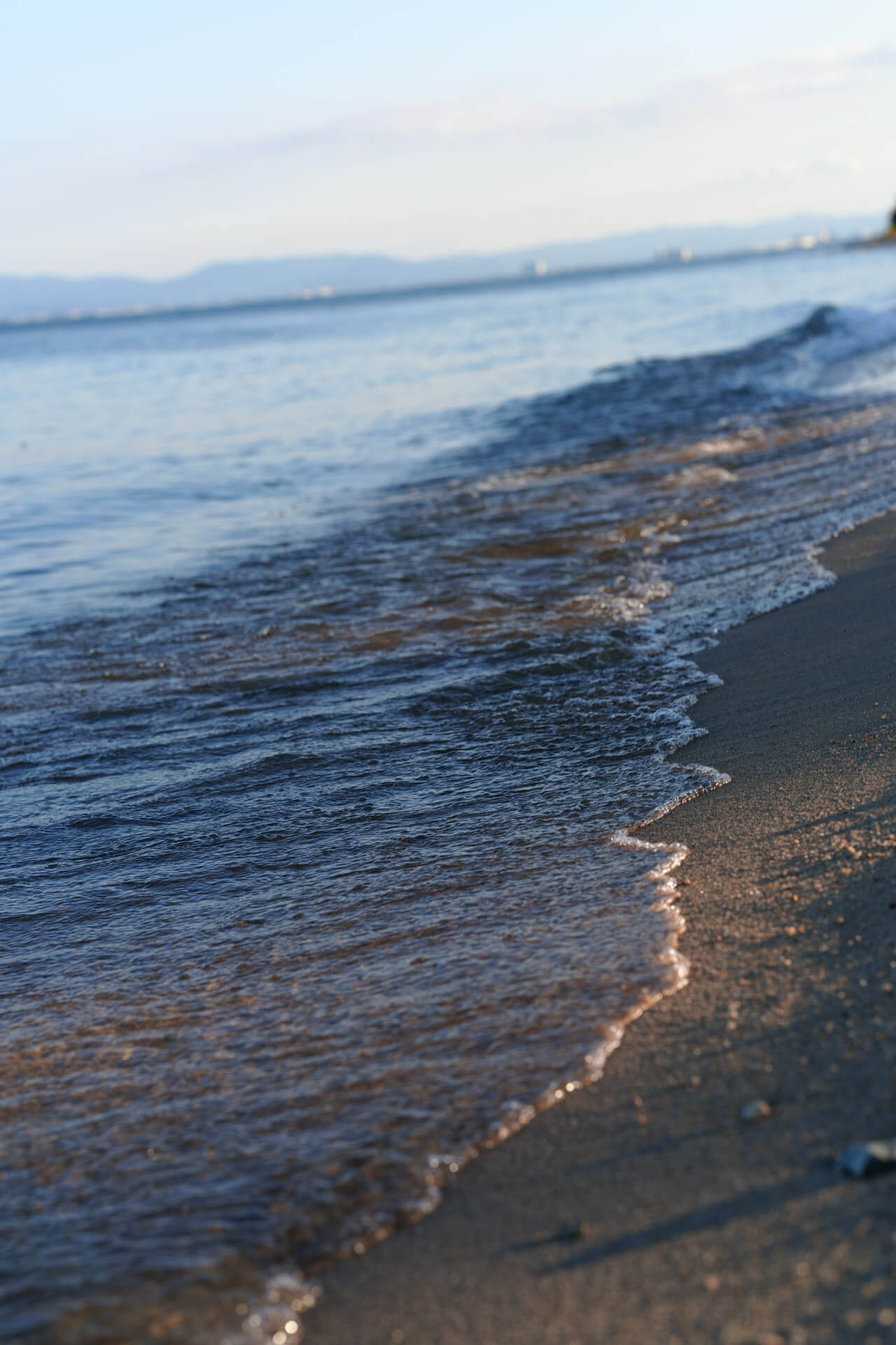 SIGMA 65mm F2 DG DN Contemporary　琵琶湖の砂浜