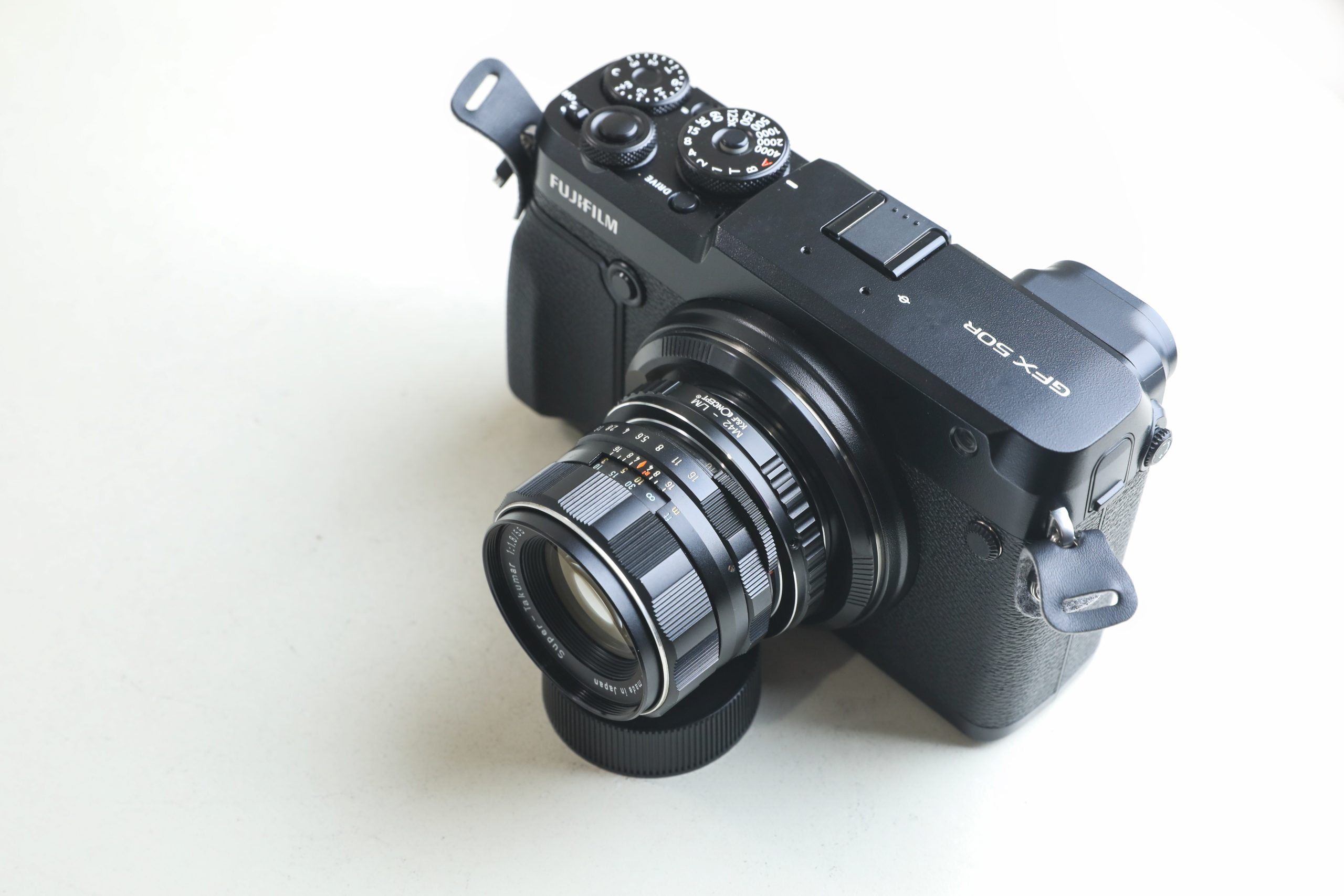 GFX50Rとスーパータクマー55/1.8
